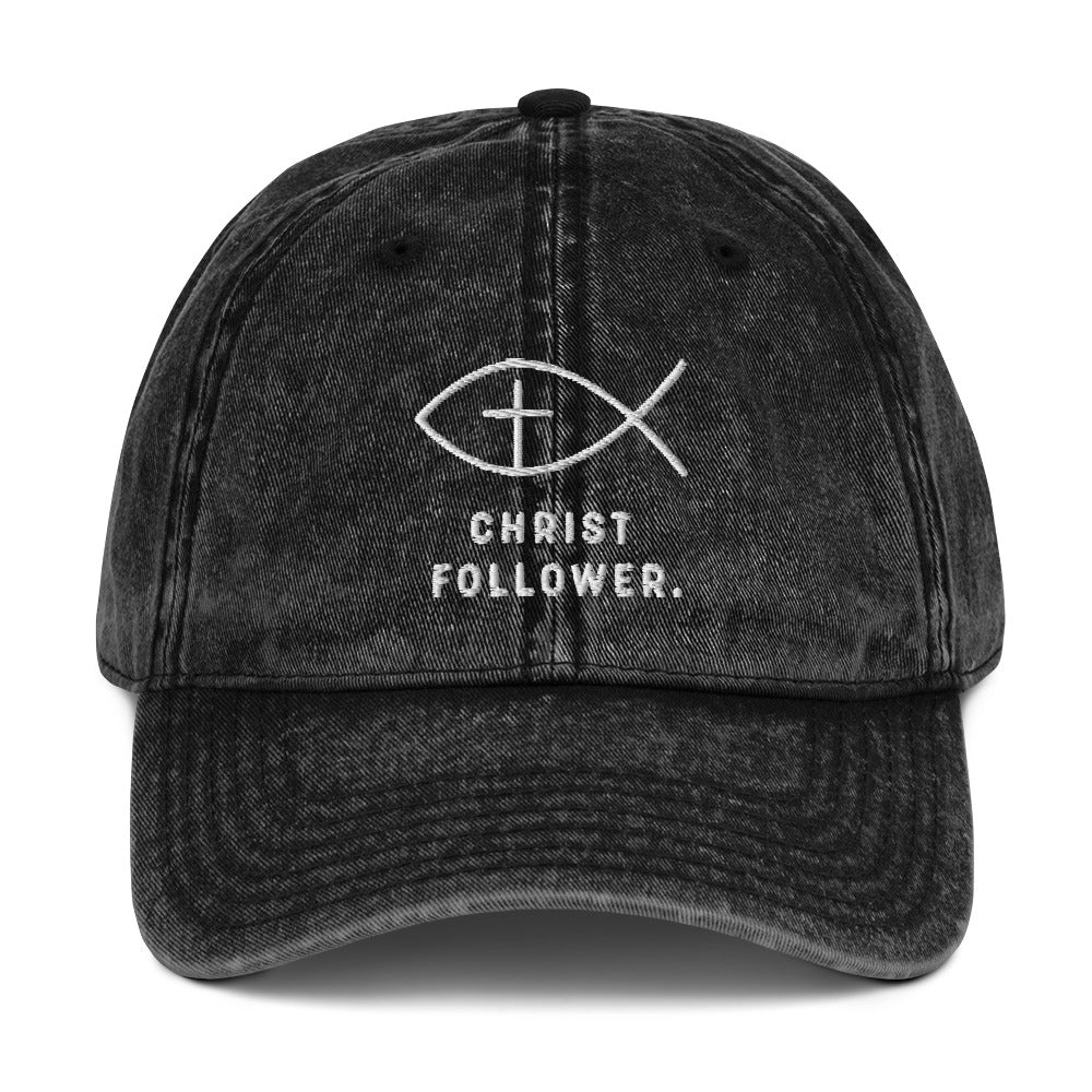 Christ Follower Vintage Cap